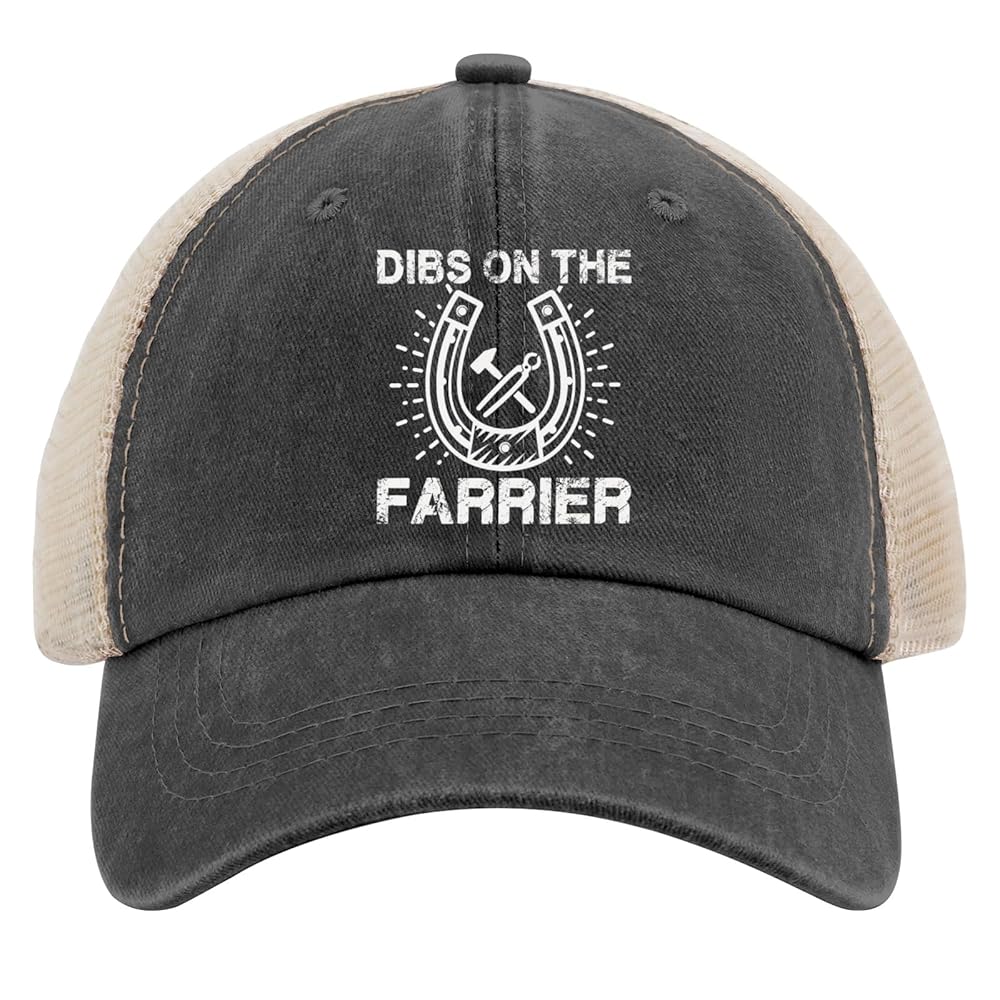 Kritett Dibs On The Farrier Hats Mama Hat Allblack Trucker
